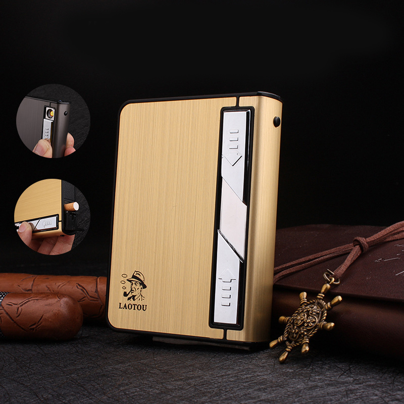 USB Lighting Cigarette case